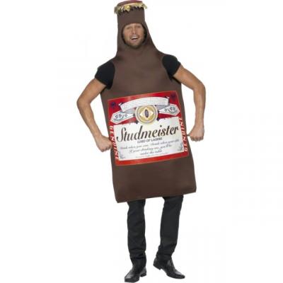 D&eacute;guisement de bouteille de bi&egrave;re Studmeister - marron