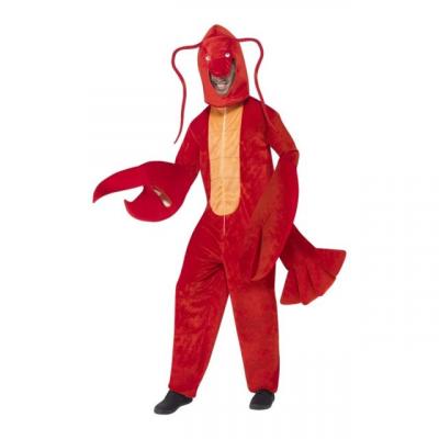 Smiffys Costume homard, rouge, avec combinaison et capuche