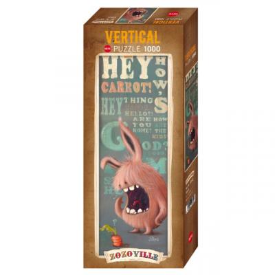 Heye- Puzzle Vertical Carrot 1000 Pi&egrave;ces, 29742, Multicolore