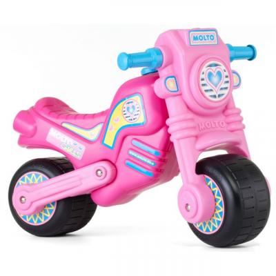 Porteur moto cross rose Molto