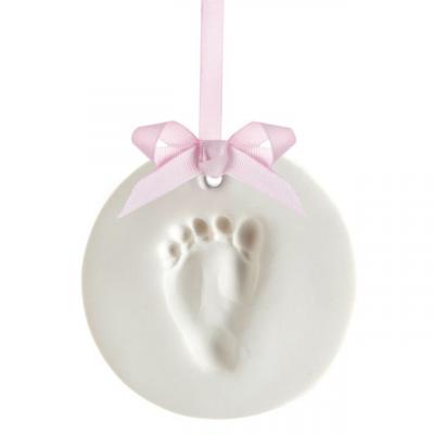 Souvenir empreinte de b&eacute;b&eacute; Blanc Pearhead