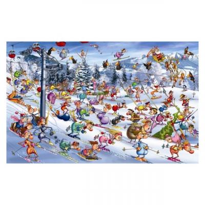 Puzzle RUYER SKI DE NOEL PIATNIK Multicolore