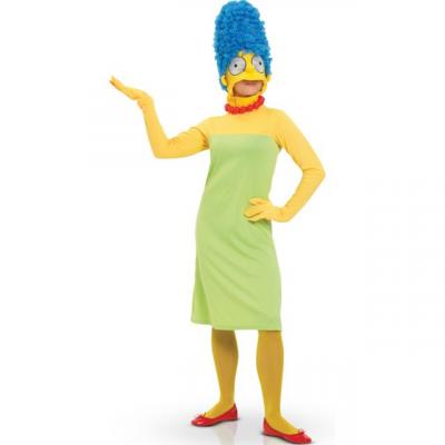 Costume Luxe Adulte Marge Simpson - S