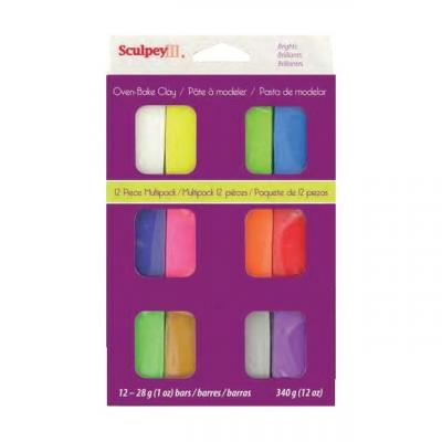 Sculpey Iii Bright - Multi Pack 12 Coloris