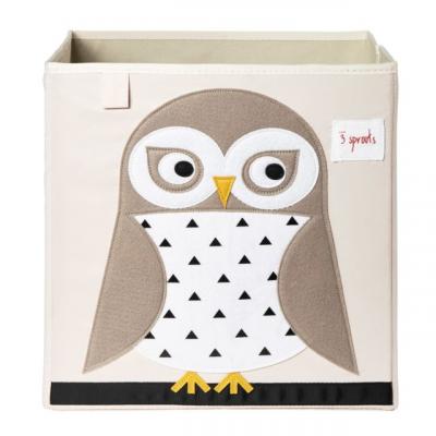 Cube de rangement Chouette (33,5 x 33,5 cm)