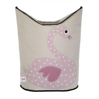 3 Sprouts Panier &agrave; linge Cygne