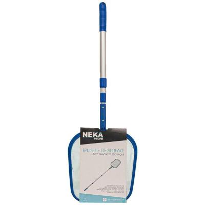 Epuisette t&eacute;lescopique de Surface pour Piscine/Spa + Manche