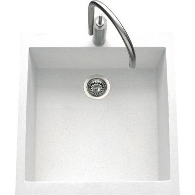 Evier granit blanc Ewi URBIA 1 bac 410x500 
