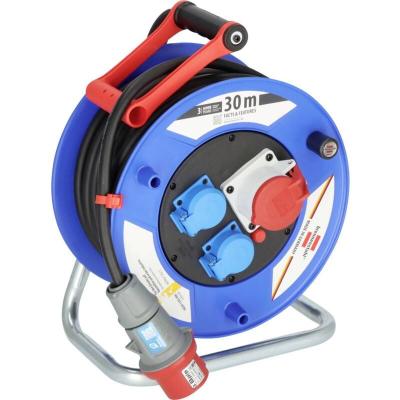 Brennenstuhl Garant enrouleur de c&acirc;ble 2x schuko 1x triphas&eacute; 16A 30 m