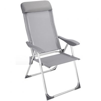 4x Chaise de jardin 57 x 109 cm pliable en aluminium