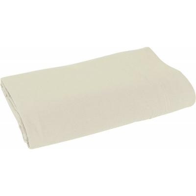 Drap plat en coton teint lav&eacute; 63 Fils, 270x300 cm PALACE lin, par