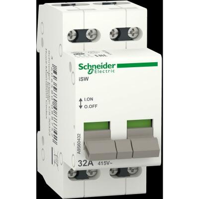 Sectionneur Schneider 4P 32A sectionneur 2 modules A9S60432