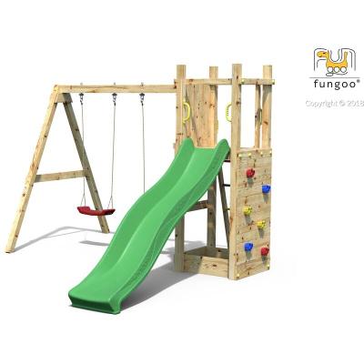 Aire de jeux funny 3 + balan&ccedil;oire double - fungoo Fungoo Funny 3
