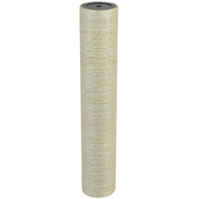 Arbre &agrave; chat griffoir grattoir niche jouet animaux peluch&eacute; 8 x 45 cm 8 mm beige 
