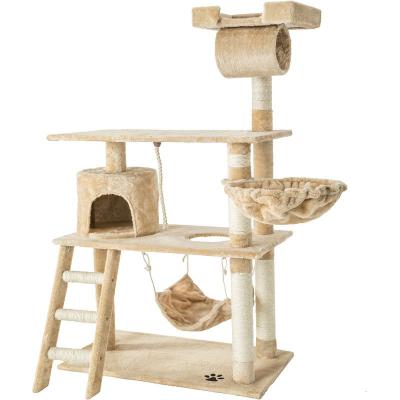 Griffoir, grattoir geant, cadre d&acute;escalade pour chat - beige