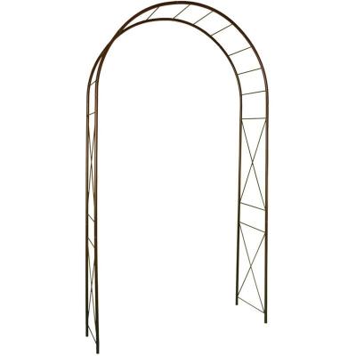 Louis Moulin 3186 Arche Jardin avec D&eacute;cor Losange M&eacute;tal Fer Vieilli 130 x 250 cm