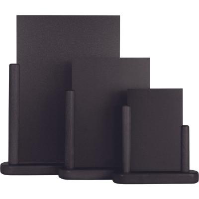 Ardoise De Table &Eacute;l&eacute;gante - Noir - 23x20 Cm