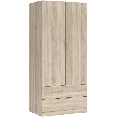 Armoire penderie FANNY L81 x H180cm -  Bois clair 