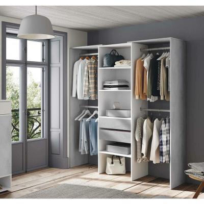 Dressing avec effet bois blanc et b&eacute;ton