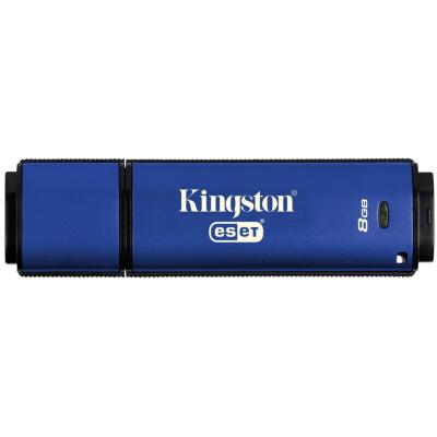 Cl&eacute; usb Kingston Vault Privacy 3.0 8 Go Bleue