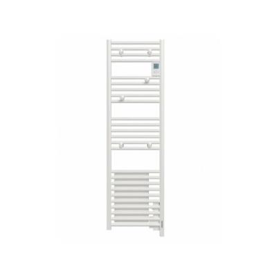 Radiateur s&egrave;che-serviettes Doris Digital &eacute;troit 1300W blanc