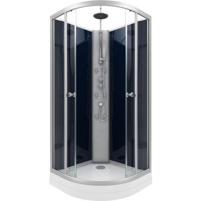 Aurlane - Cabine de douche 1/4 de cercle - 85x85x225cm - nighty