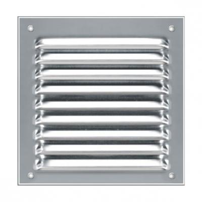Grille Alu Anodis&eacute; persienne en Appli.Mousti.150x150 Sachet