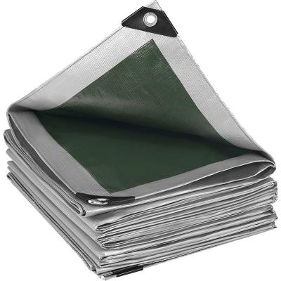 B&acirc;che de Protection pour Piscine - WOLTU - 5x6m - Gris - &Eacute;tanche et Ind&eacute;chirable