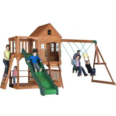 Aire de jeux en bois enfant hill crest