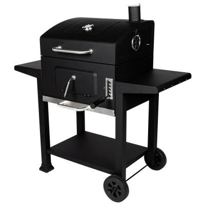 Somagic - barbecue &agrave; charbon 42.5x33cm avec chariot 306446 - far west