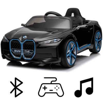 Voiture &Eacute;lectrique pour Enfants BMW i4 - Noir - 12 Volts avec T&eacute;l&eacute;commande 