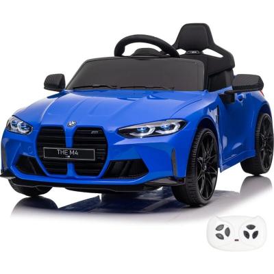 Voiture &Eacute;lectrique Pour Enfants 12v - Bmw M4 Competition - 1 &Agrave; 5 Ans - Bleu