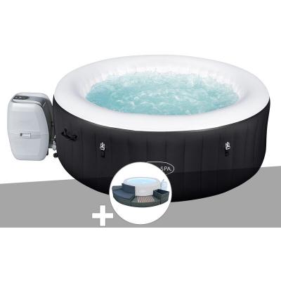 Kit spa gonflable Lay-Z-Spa Miami rond Airjet 4 places + Ensemble mobilier 4 modules