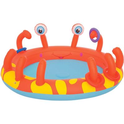 Bestway piscine enfant play center baby crab pool avec fontaine 53058