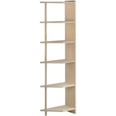ASTIGARRAGA Etag&egrave;re d'angle en pin Brut Gala 6 tablettes