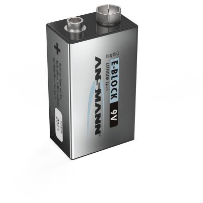 Pile EXTREME LITHIUM 9V Bloc-E (6AM6), 10,8V ANSMANN
