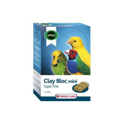 Bloc d'argile &agrave; picorer clay bloc mini orlux pour oiseaux