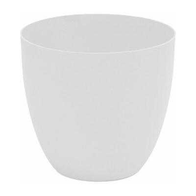 Plastiken pot de fleurs bol tes - 18 cm - blanc PLA8412524117676