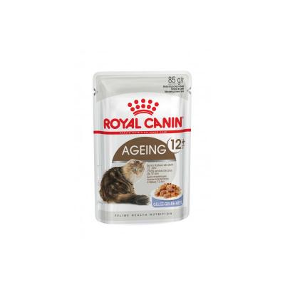 12x85g Ageing +12 en sauce Royal Canin - P&acirc;t&eacute;e pour chat