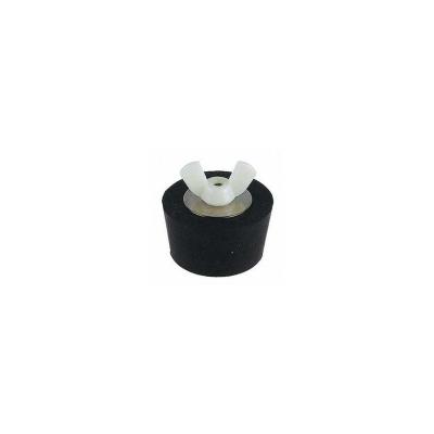Bouchon caoutchouc 1'1/2 noir Aqualux Aqualux