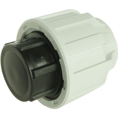 Somatherm - Raccord plastique bouchon pour tube pe &Oslash;25 mm - brut