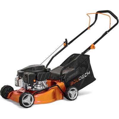Tondeuse pouss&eacute;e avec moteur &agrave; essence 127cc 2kw ohv 4 temps largeur de coupe 400mm