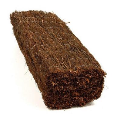 Brande de bruy&egrave;re naturelle tiss&eacute;e par fil inox - 1x3m 