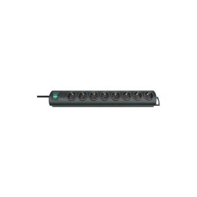 Brennenstuhl primera line barre multiprise x 8 2,0 m noir 1153300128