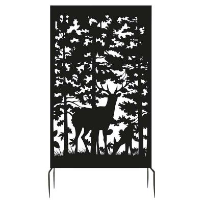 Esschert's Garden - Brise vue treillis en fer Motif cerf