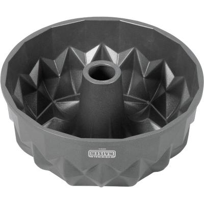 Kaiser Inspiration Gugelhupf Pan 25 Cm Geometric Surface Mold Noir