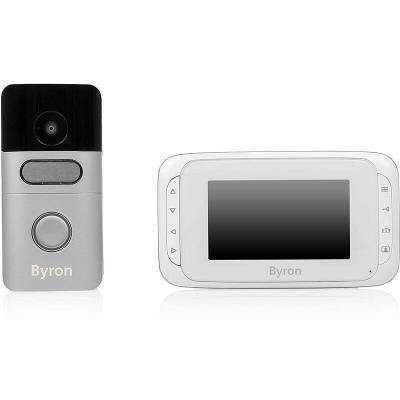 Byron interphone vid&eacute;o sans fil 16,4x13,5x2 cm blanc