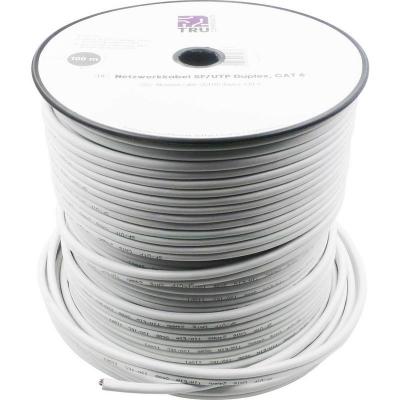C&acirc;ble r&eacute;seau CAT 6 SF/UTP CAT 6/CCA 1567362 8 x 2 x 0.196 mm&sup2; blanc 100 m