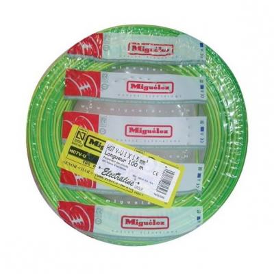 Electraline c&acirc;ble &eacute;lectrique HO7V-U rigide 1x1,5 mm&sup2;