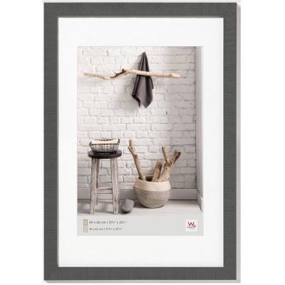 Walther Design HO460DHome, cadre en bois, gris, 40 x 60 cm